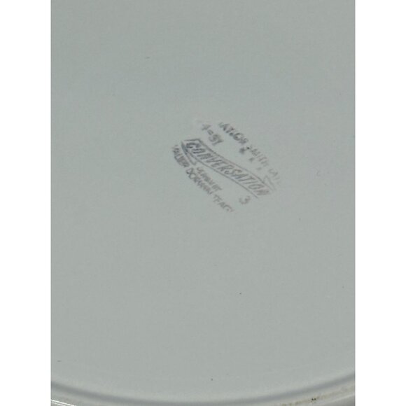 luray taylor smith taylor set of 4 dinner plates pastel colors blue yellow READ - Picture 11 of 11